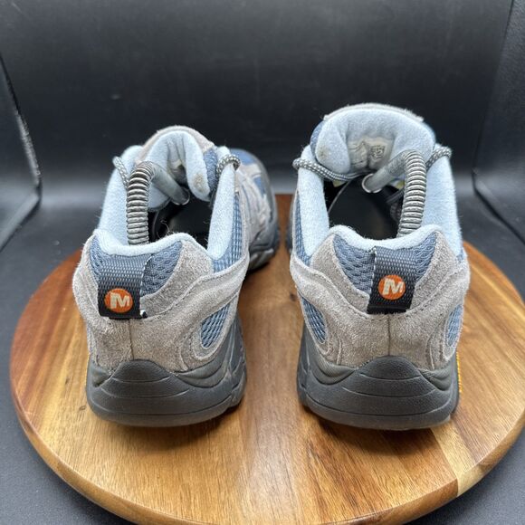 Merrell Moab 2 Womens Size 9 Hiking Shoes Gray Blue Vibram Trail Low J06014 - Picture 4 of 8